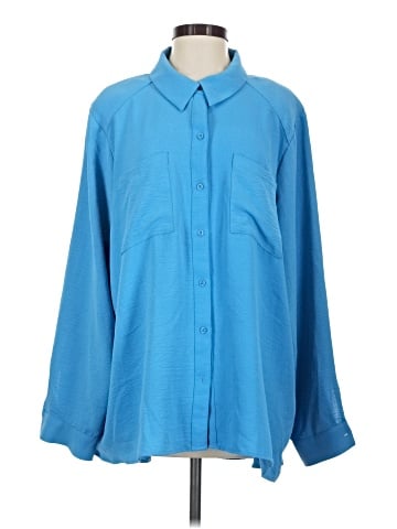 Calvin Klein Long Sleeve Blouse (view 1)