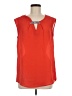 THML 100% Polyester Red Sleeveless Blouse Size M - photo 1