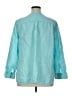 Talbots 100% Linen Teal 3/4 Sleeve Button-Down Shirt Size XL - photo 2