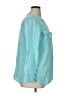Talbots 100% Linen Teal 3/4 Sleeve Button-Down Shirt Size XL - photo 4