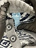 Baby Gap Outlet 100% Cotton Chevron-herringbone Gray Pullover Sweater Size 2 - photo 3