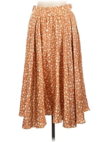Tucker Silk Skirt (view 2)