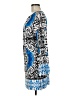 Beach Break Print Blue Casual Dress Size M - photo 5