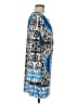 Beach Break Print Blue Casual Dress Size M - photo 4