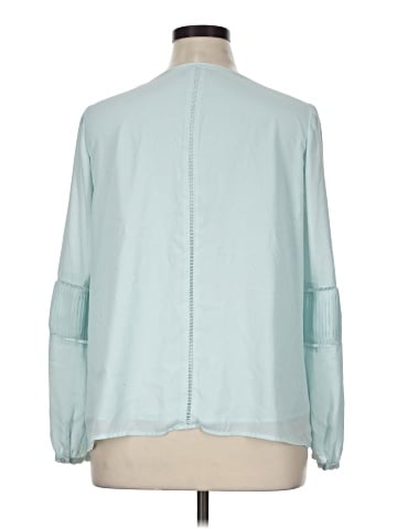 Kaari Blue Long Sleeve Blouse (view 2)