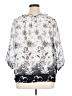 Notations 100% Polyester Silver 3/4 Sleeve Blouse Size 1X - photo 2
