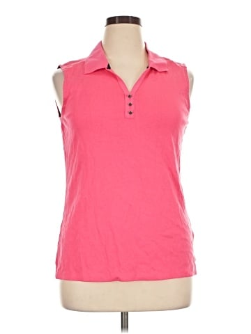 Rafaella Sleeveless Polo (view 1)