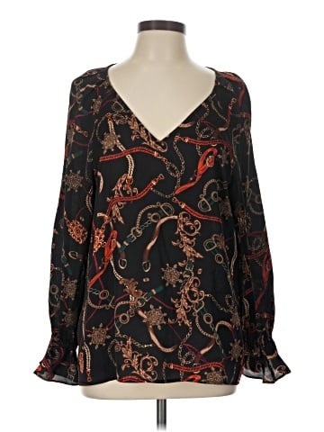 Bar III Long Sleeve Blouse (view 1)