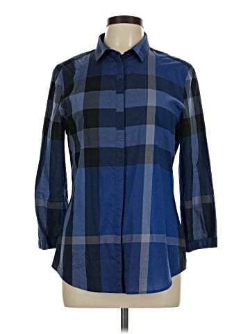 Burberry Brit 3/4 Sleeve Button-Down Shirt (view 1)