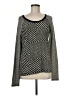 Olivia Moon Chevron-herringbone Gray Pullover Sweater Size M - photo 1