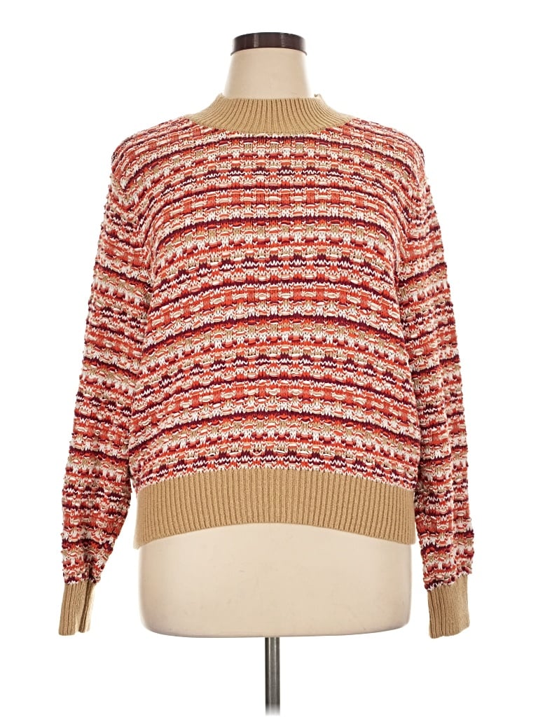 Pre-owned Ann Taylor Pullover Sweater In Tan