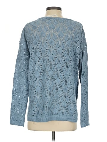 Peace Love World Pullover Sweater (view 2)