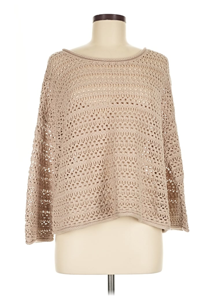 Pre-owned Line & Dot Pullover Sweater In Tan
