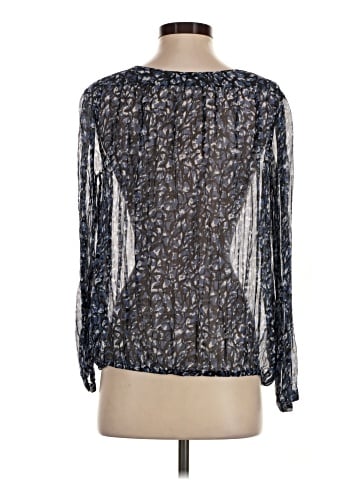Elizabeth and James Long Sleeve Silk Top (view 2)