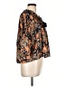 Tularosa 100% Polyester Orange 3/4 Sleeve Blouse Size L - photo 4