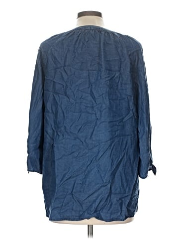 Jones New York Signature 3/4 Sleeve Blouse (view 2)