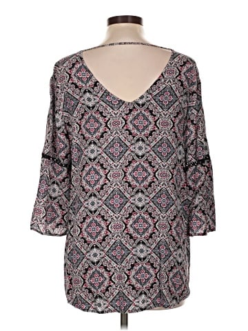Simply Noelle 3/4 Sleeve Blouse (view 2)