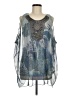 One World Graphic Paisley Gray Sleeveless Blouse Size M - photo 1