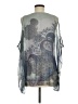 One World Graphic Paisley Gray Sleeveless Blouse Size M - photo 2