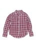 The Children's Place Plaid Red Long Sleeve Button-Down Shirt Size 5 - 6 - photo 1
