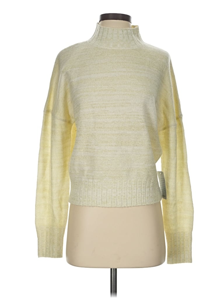 Pre-owned Nsr Turtleneck Sweater In Yellow
