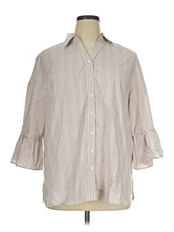 Chico's 3/4 Sleeve T-Shirt (view 1)