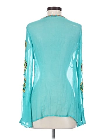 Double D Ranch Long Sleeve Silk Top (view 2)