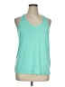 Xersion 100% Polyester Teal Active Tank Size XL - photo 1