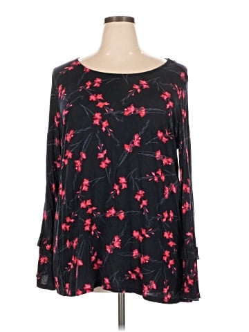 Ellos Long Sleeve Blouse (view 1)