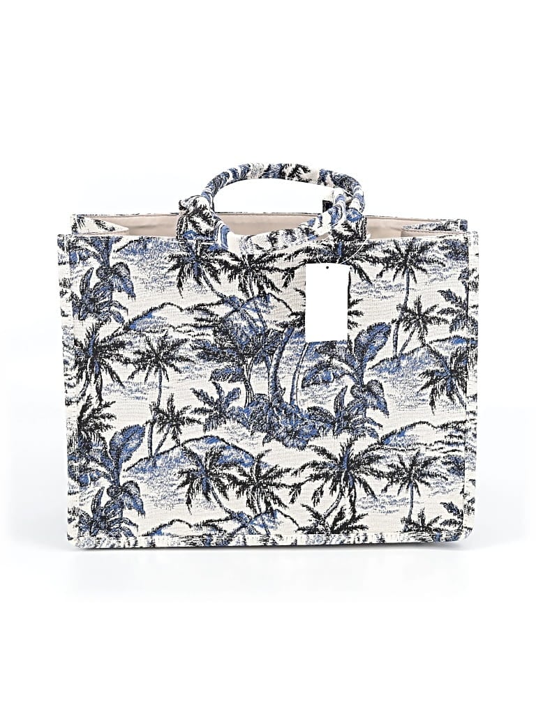 Pre-owned H&m Tote Bag In Blue