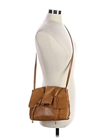 Carlos Falchi Leather Crossbody Bag (view 2)