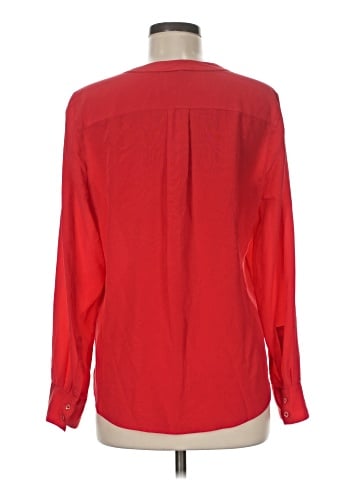 J.Crew Long Sleeve Silk Top (view 2)