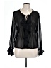Ultra Pink 100% Polyester Black Long Sleeve Blouse Size L - photo 1