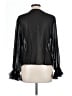 Ultra Pink 100% Polyester Black Long Sleeve Blouse Size L - photo 2