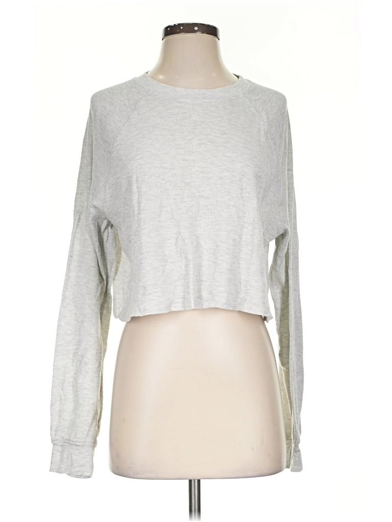 Pre-owned Double Zero Long Sleeve T-shirt In Silver