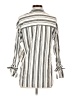 Drew 100% Cotton Stripes Silver Long Sleeve Button-Down Shirt Size XS - photo 2