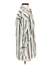 Drew 100% Cotton Stripes Silver Long Sleeve Button-Down Shirt Size XS - photo 4