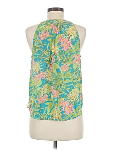 Rose + Olive Sleeveless Blouse (view 2)