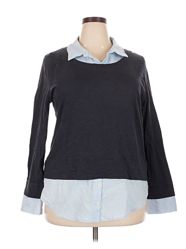 Pre-owned Tommy Hilfiger Pullover Sweater In Blue