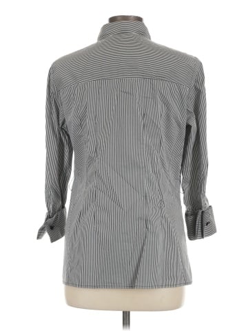 Signature by Larry Levine 3/4 Sleeve Button-Down Shirt (view 2)