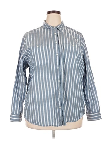 St. John's Bay Long Sleeve Polo (view 1)