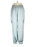 Express 100% Polyester Teal Cargo Pants Size L - photo 2