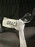 Grace Solid Black Casual Pants Size XL - photo 4