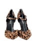 Marc Fisher Animal Print Brown Heels Size 7 1/2 - photo 2