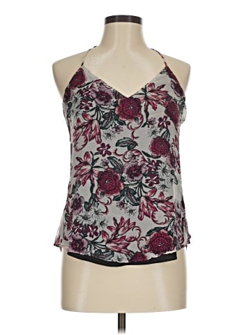 Lavender Brown Sleeveless Blouse (view 1)