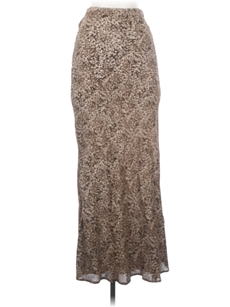 Pre-owned Flynn Skye Formal Skirt In Brown