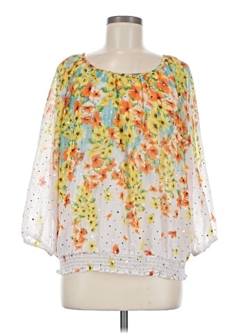 Cathy Daniels 3/4 Sleeve Blouse (view 1)
