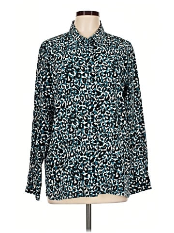 Pure Collection Long Sleeve Silk Top (view 1)
