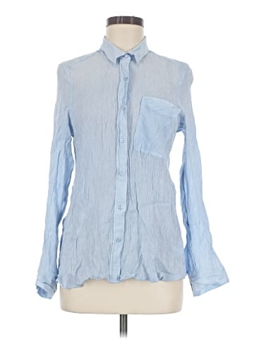 Express Long Sleeve Button-Down Shirt (view 1)