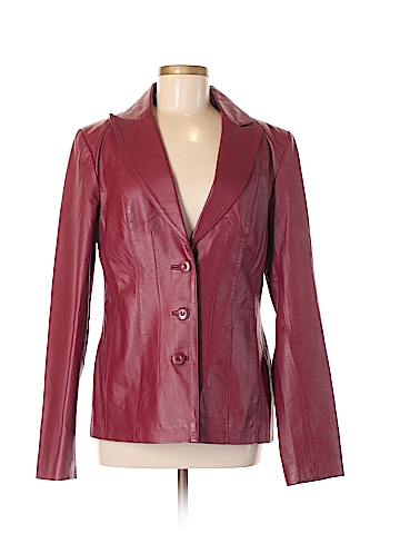 east 5th red leather jacket